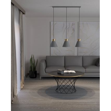 Eglo - Taklampa med 3xE27/40W/230V