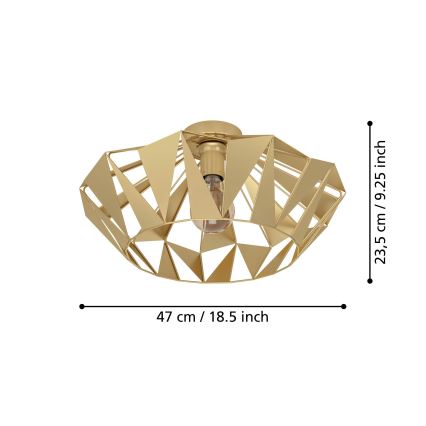 Eglo - Taklampa 1xE27/60W/230V