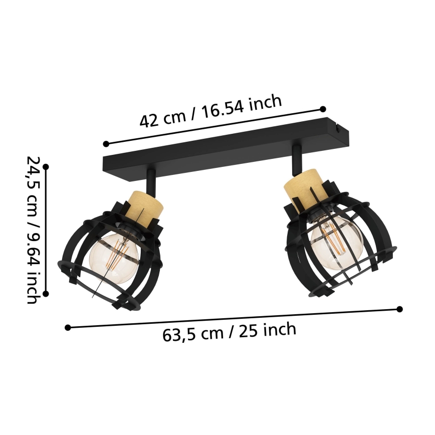 Eglo - Spotlight 2xE27/40W/230V