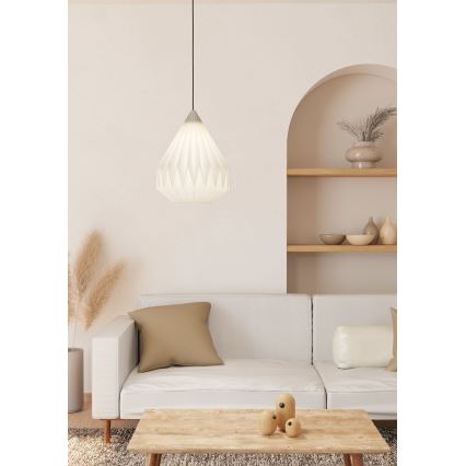 Eglo - Ljuskrona med textilsladd 1xE27/25W/230V diameter 31 cm