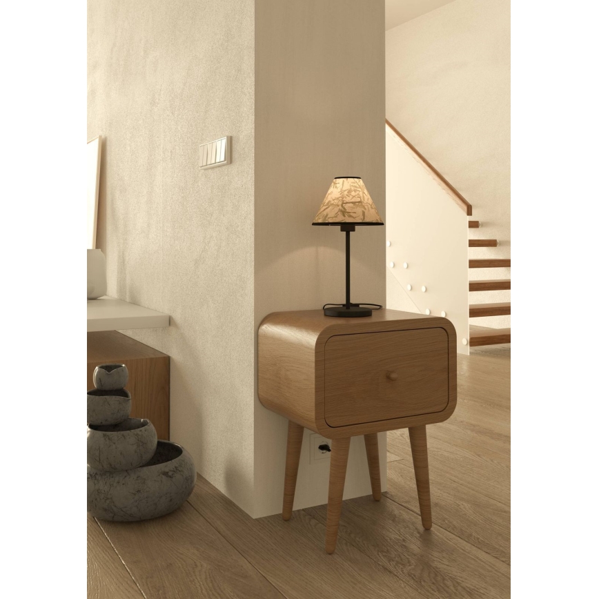 Eglo - Bordslampa 1xE27/25W/230V