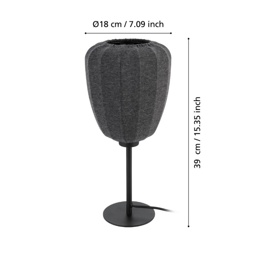 Eglo - Bordslampa 1xE27/40W/230V