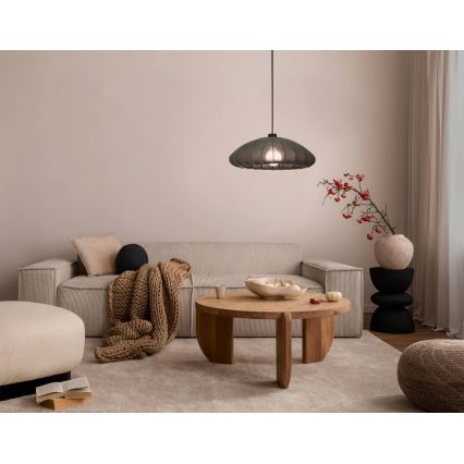 Eglo - Ljuskrona med textilsladd 1xE27/40W/230V diameter 45 cm