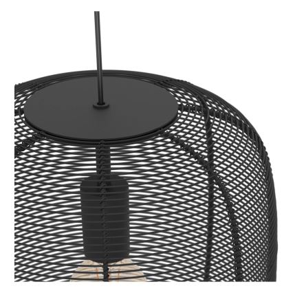 Eglo - Ljuskrona med textilsladd 1xE27/40W/230V