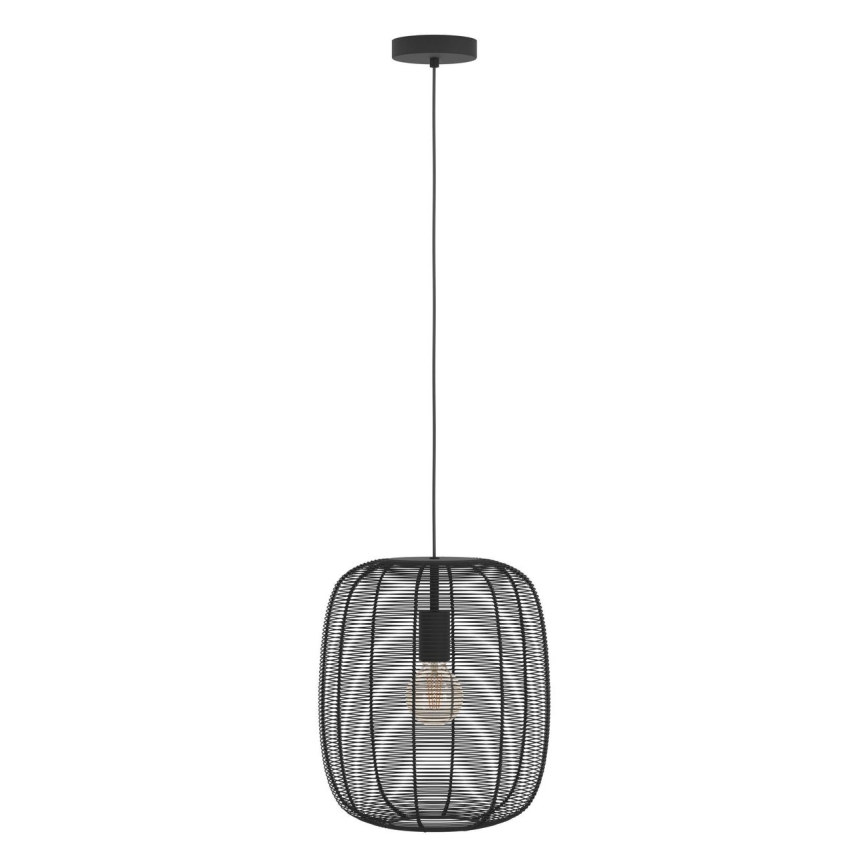 Eglo - Ljuskrona med textilsladd 1xE27/40W/230V