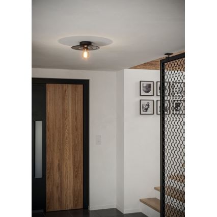 Eglo - Taklampa 1xE27/40W/230V grå