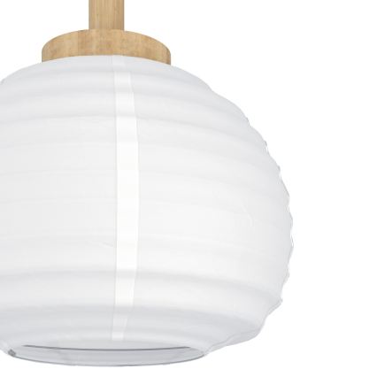 Eglo - Taklampa på vajer 3xE27/40W/230V vit/beige