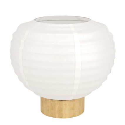 Eglo - Bordslampa 1xE27/40W/230V vit/beige