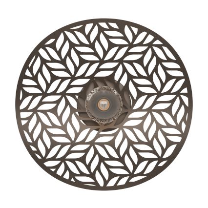 Eglo - Taklampa 1xE27/60W/230V Ø 40 cm bronsfärgad