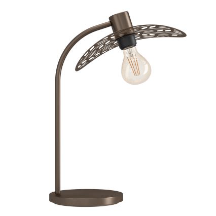 Eglo - Bordslampa 1xE27/60W/230V bronsfärgad