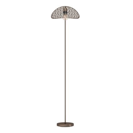 Eglo - Golvlampa 1xE27/60W/230V bronsfärgad