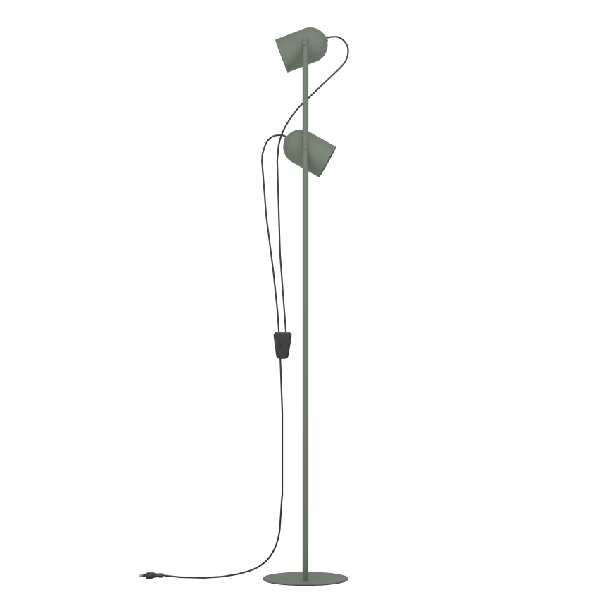Eglo - Golvlampa 2xE14/8W/230V grön