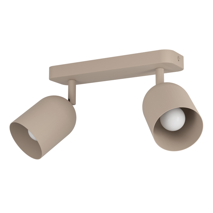 Eglo - Spotlampa 2xE14/40W/230V beige