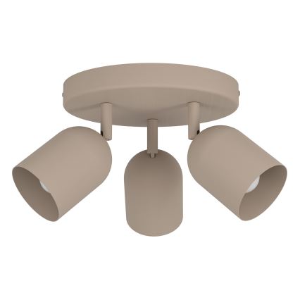 Eglo - Takspot 3xE14/40W/230V Ø25 cm beige