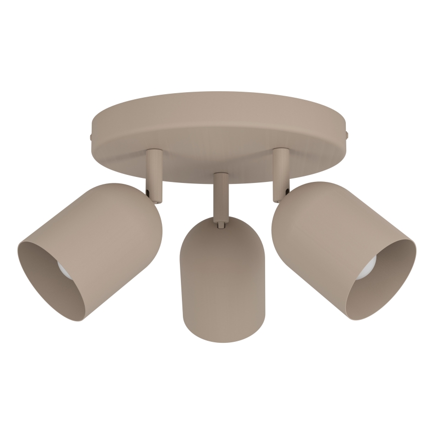 Eglo - Takspot 3xE14/40W/230V Ø25 cm beige