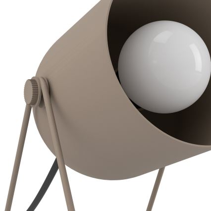 Eglo - Bordslampa 1xE14/8W/230V beige