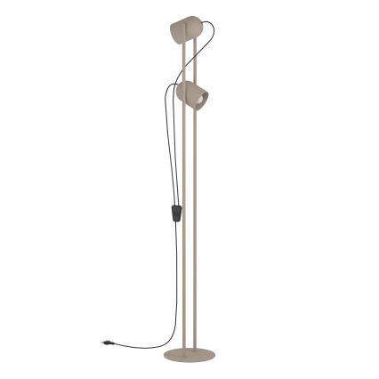 Eglo - Golvlampa 2x E14/8W/230V beige