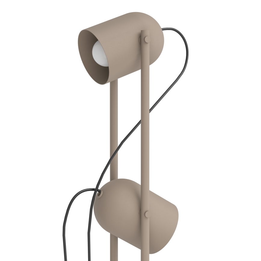 Eglo - Golvlampa 2x E14/8W/230V beige