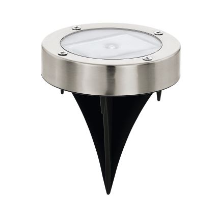 Eglo 48777 - LED solarlampa med sensor LED/0,07W/1,2V 200 mAh matt krom