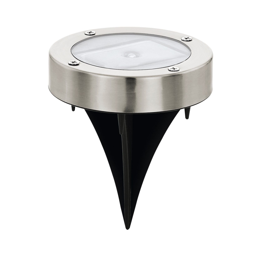 Eglo 48777 - LED solarlampa med sensor LED/0,07W/1,2V 200 mAh matt krom