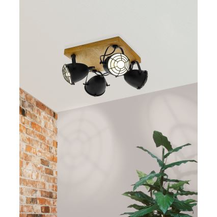 Eglo 49079 - Takspot GATEBECK 4xE14/40W/230V