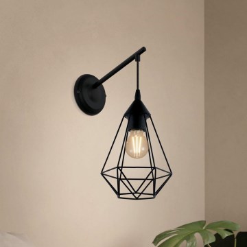 Eglo 49081 - Väggbelysning TARBES 1xE27/60W/230V