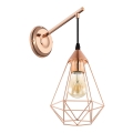 Eglo 49082 - Vägglampa TARBES 1xE27/60W/230V