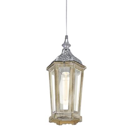 Eglo 49206 - Pendel med kabel KINGHORN 1xE27/42W/230V