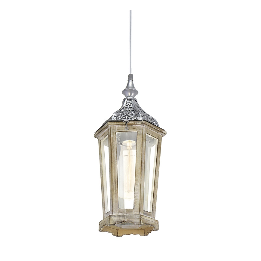 Eglo 49206 - Pendel med kabel KINGHORN 1xE27/42W/230V
