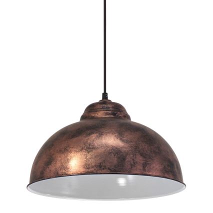 Eglo 49248 - Ljuskrona TRURO 2 1xE27/60W/230V