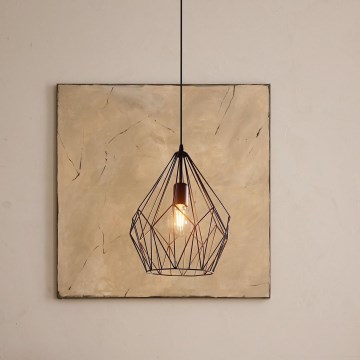 Eglo 49257 - Ljuskrona CARLTON 1xE27/60W/230V