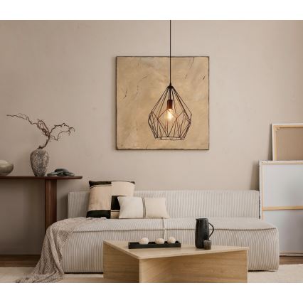 Eglo 49257 - Ljuskrona CARLTON 1xE27/60W/230V