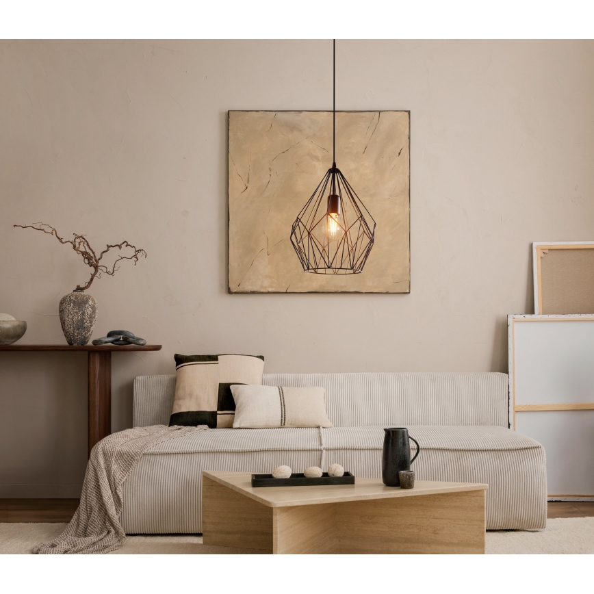 Eglo 49257 - Ljuskrona CARLTON 1xE27/60W/230V