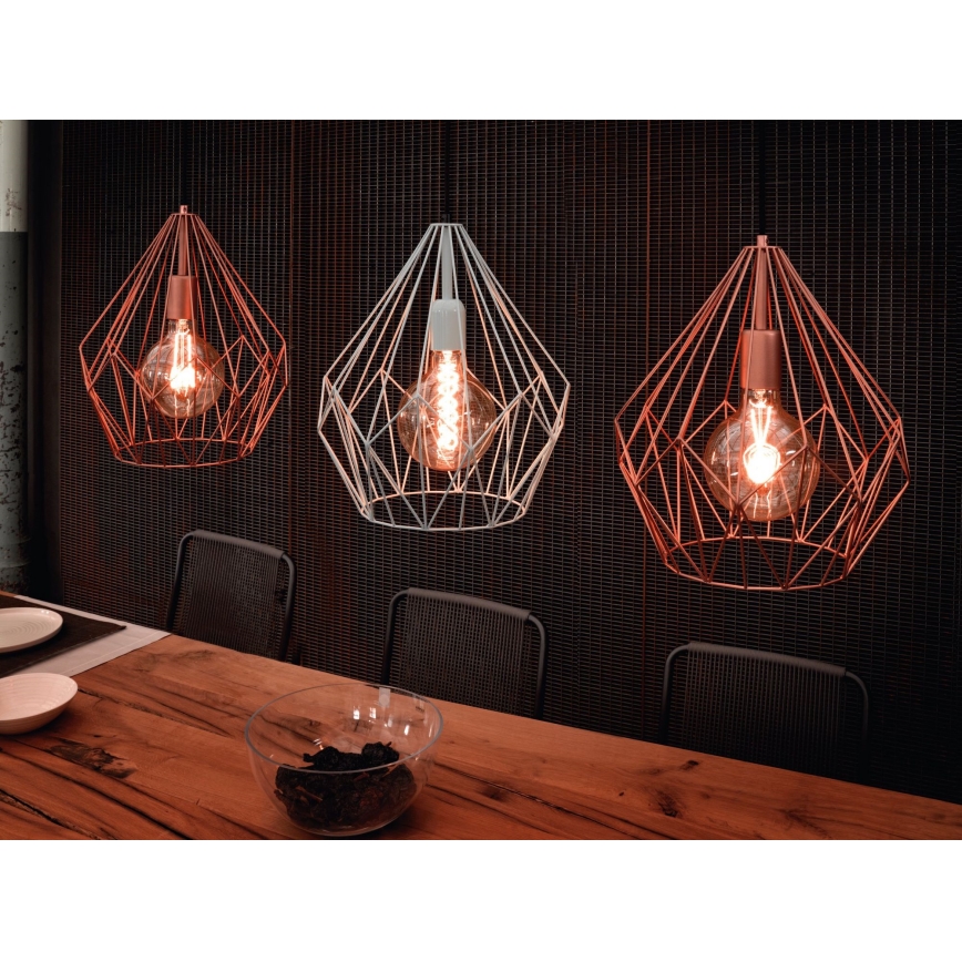 Eglo 49258 - Ljuskrona CARLTON 1xE27/60W/230V