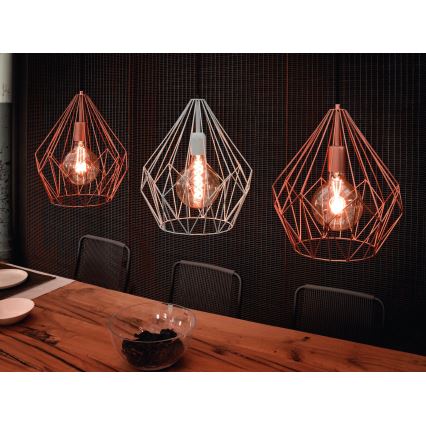 Eglo 49259 - Ljuskrona CARLTON 1xE27/60W/230V