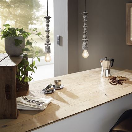 Eglo 49372 - Hängande lampa AVOLTRI 1xE27/60W/230V