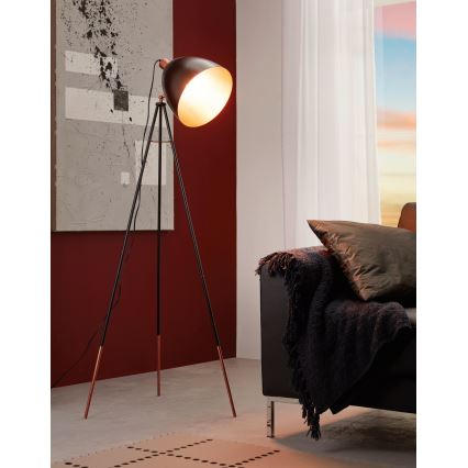 Eglo - Golvlampa 1xE27/60W/230V