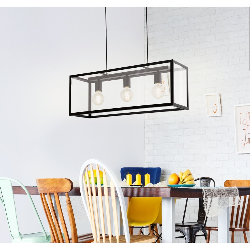 Eglo - Taklampa 3xE27/60W/230V