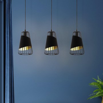 Eglo 49448 - Ljuskrona med snöre AUSTELL 3xE27/60W/230V