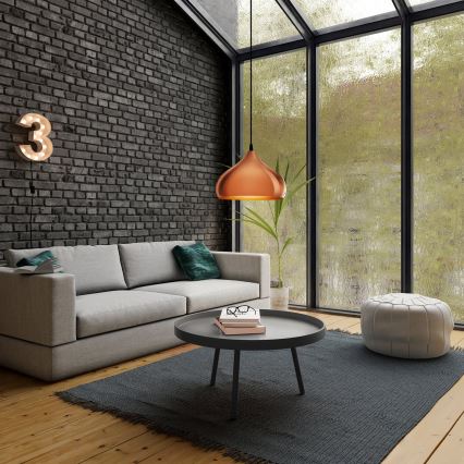 Eglo 49449 - Ljuskrona HAPTON 1xE27/60W/230V