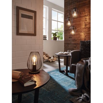 Eglo - Bordslampa 1xE27/60W/230V