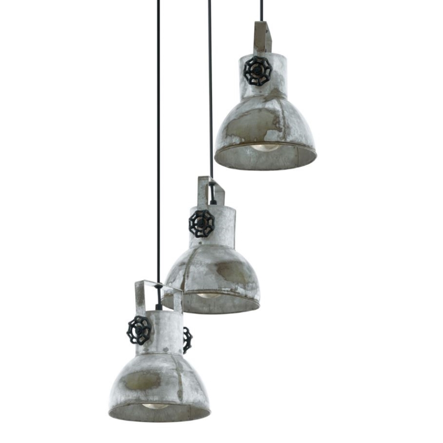 Eglo 49647 - Ljuskrona med snöre BARNSTAPLE 3xE27/40W/230V