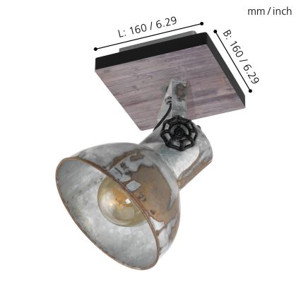 Eglo 49648 - SpotLjusbarNSTAPLE 1xE27/40W/230V