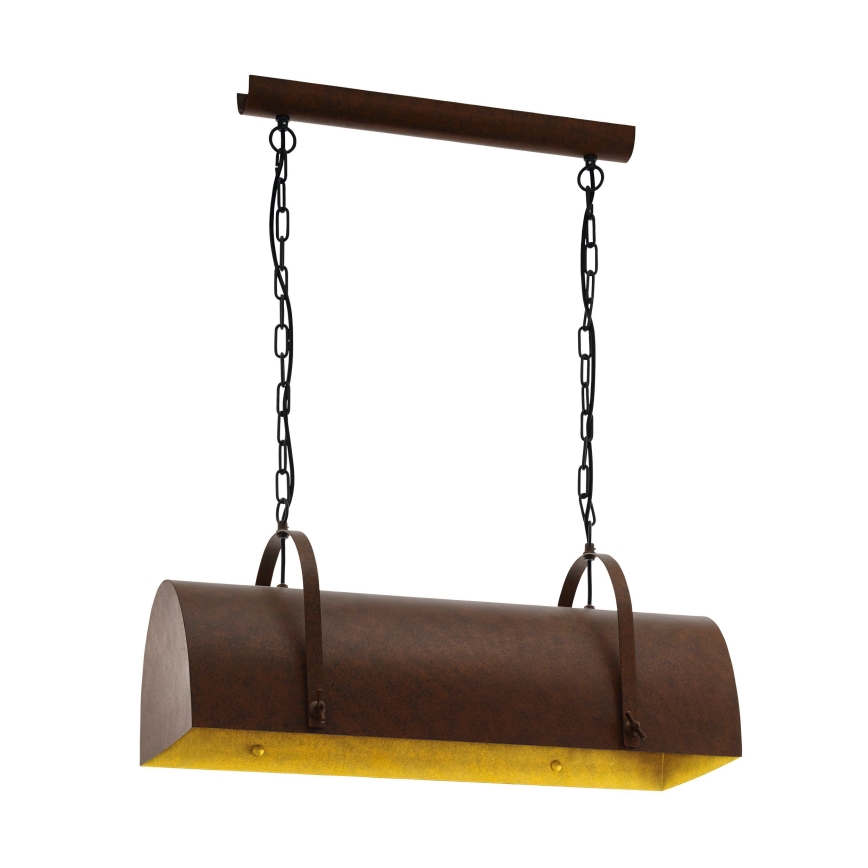 Eglo 49687 - Ljuskrona med kedja DEERHURST 2xE27/60W/230V