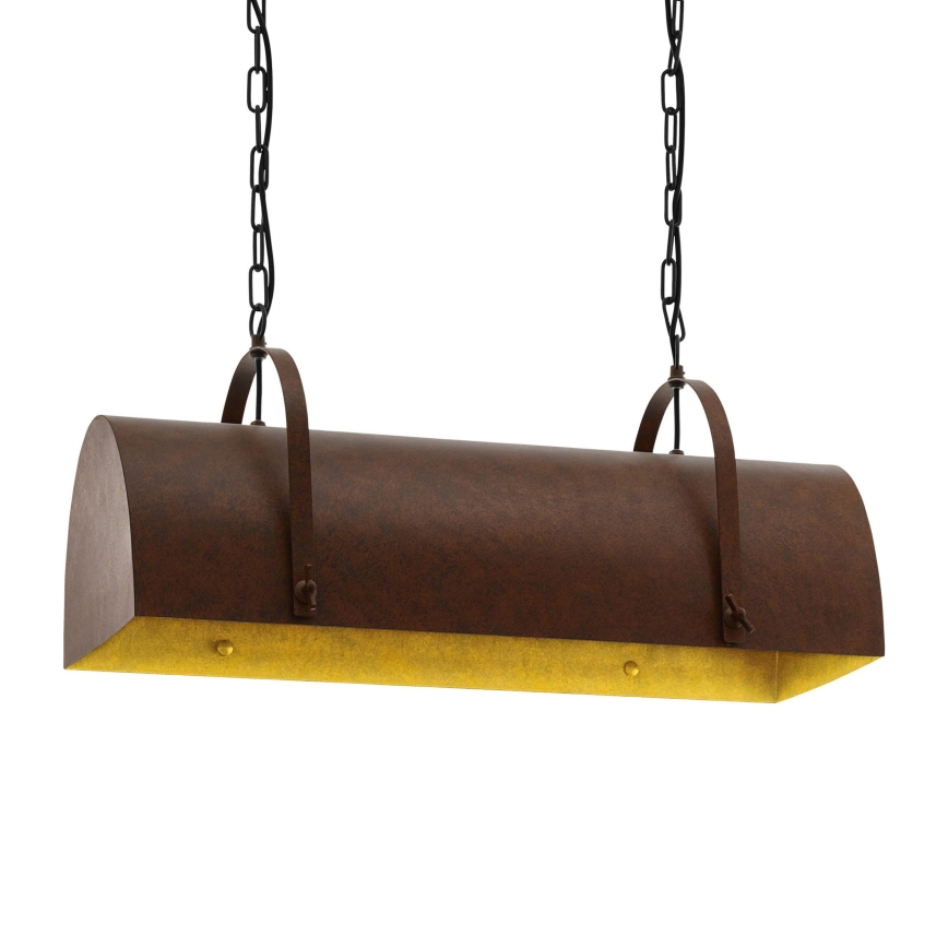 Eglo 49687 - Ljuskrona med kedja DEERHURST 2xE27/60W/230V