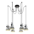 Eglo 49732 - Taklampa med vajer BARNSTAPLE 6xE27/40W/230V spindelformad