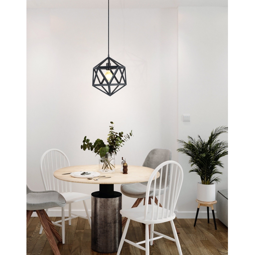 Eglo 49761 - Hängande lampa EMBLETON 1xE27/60W/230V