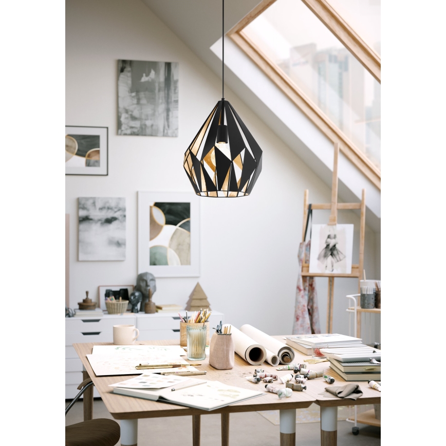 Eglo 49931 - Hängande lampa CARLTON 1 1xE27/60W/230V