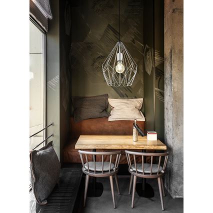 Eglo 49935 - Hängande lampa CARLTON 1xE27/60W/230V