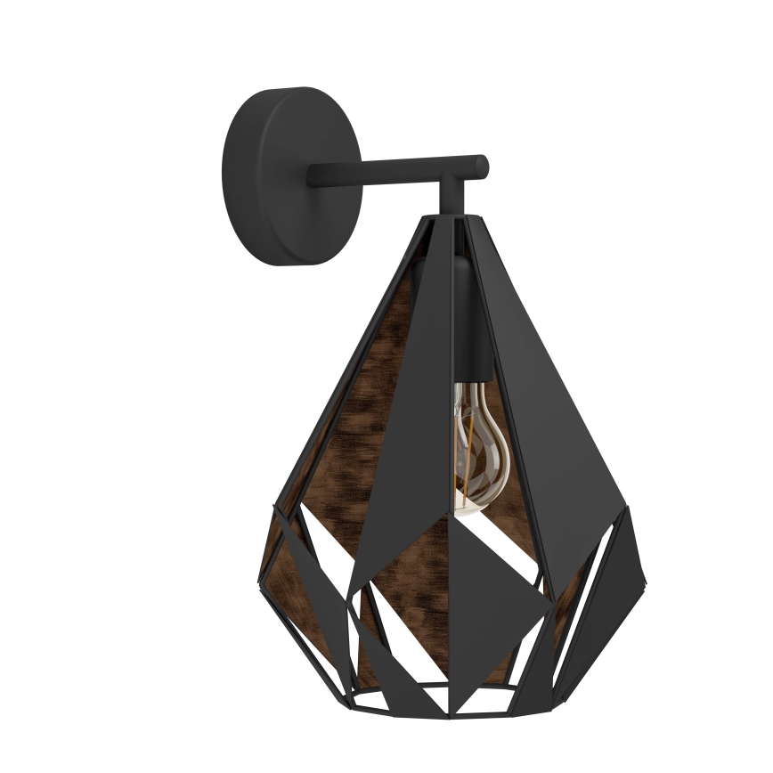 Eglo 49992 - Väggbelysning CARLTON 1 1xE27/60W/230V